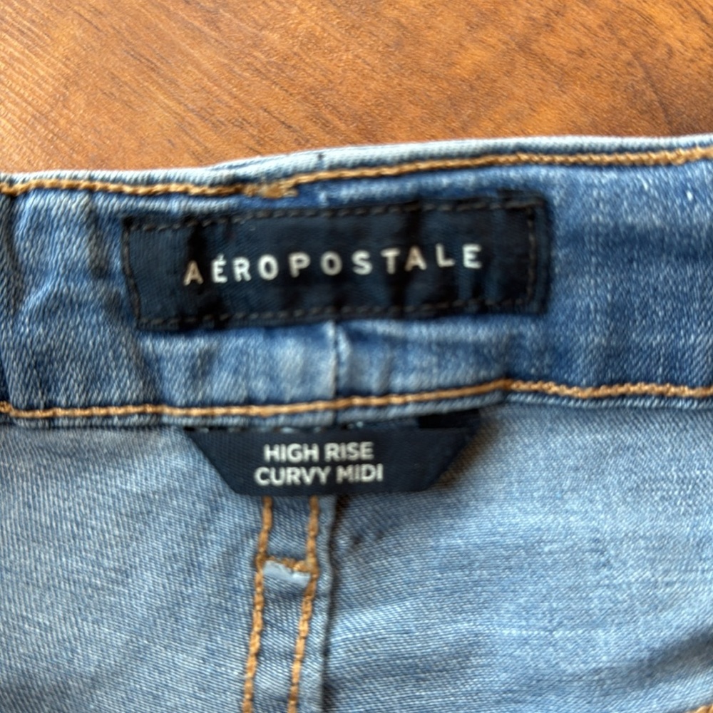 High Rise Jean Shorts - Picture 3 of 4